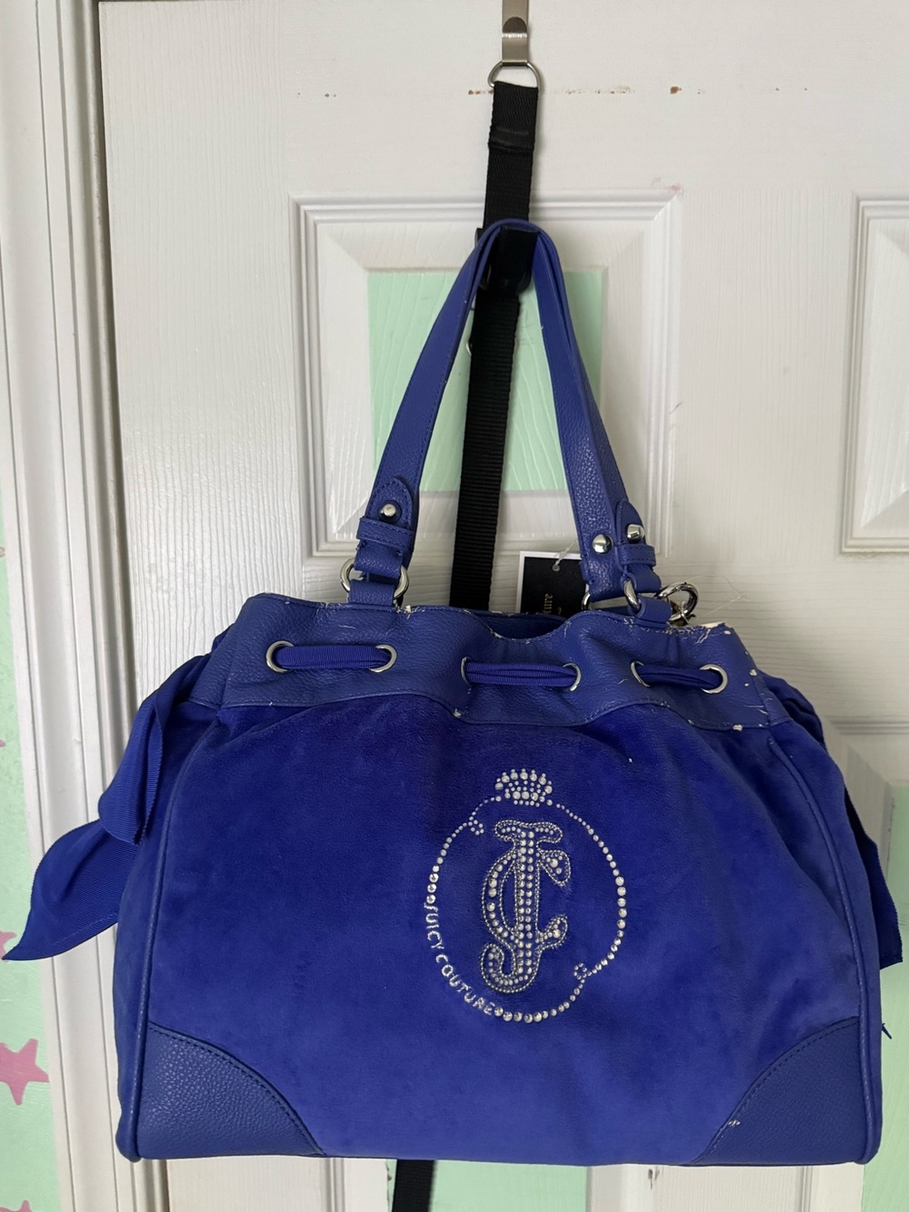 *NEW* Vintage Juicy Couture Suede Shoulder Bag - Cobalt Blue